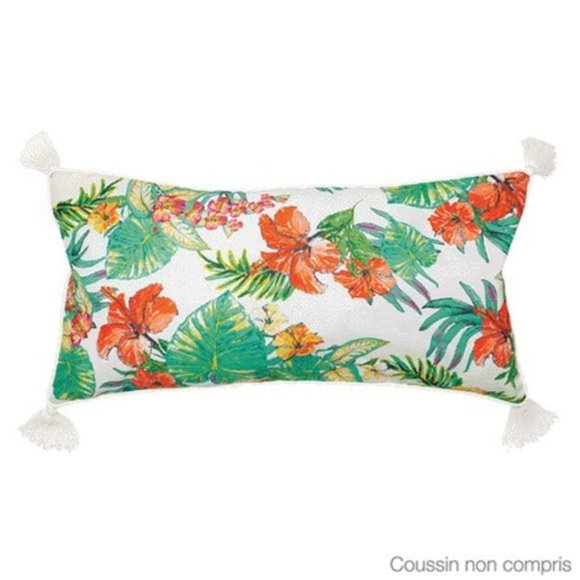 Hibiscus Cushion covers - Set of 2 - Picture 1 of 3